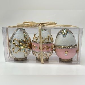 Spring Decor Luxury Easter Egg set of 3  Easter Decor
Spring Decor